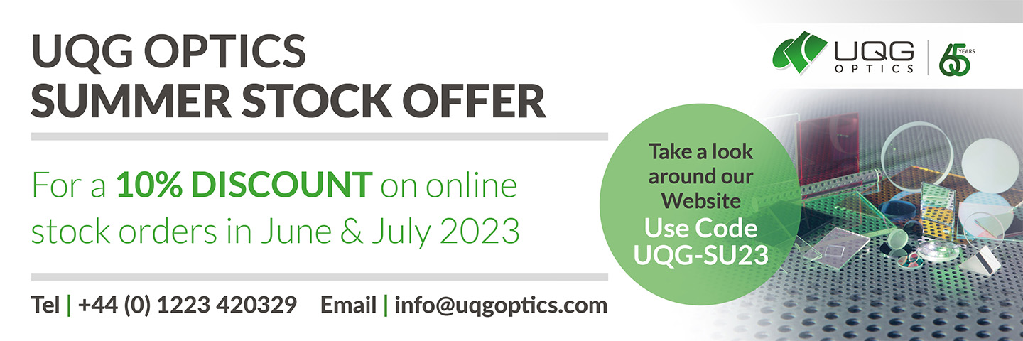 UQG Optics Summer 2023 Discount Offer