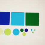 Hoya Filters Blue & Green Colour Glass Custom