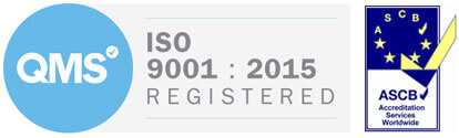 QMS ISO9001:2015 Registered ASCB
